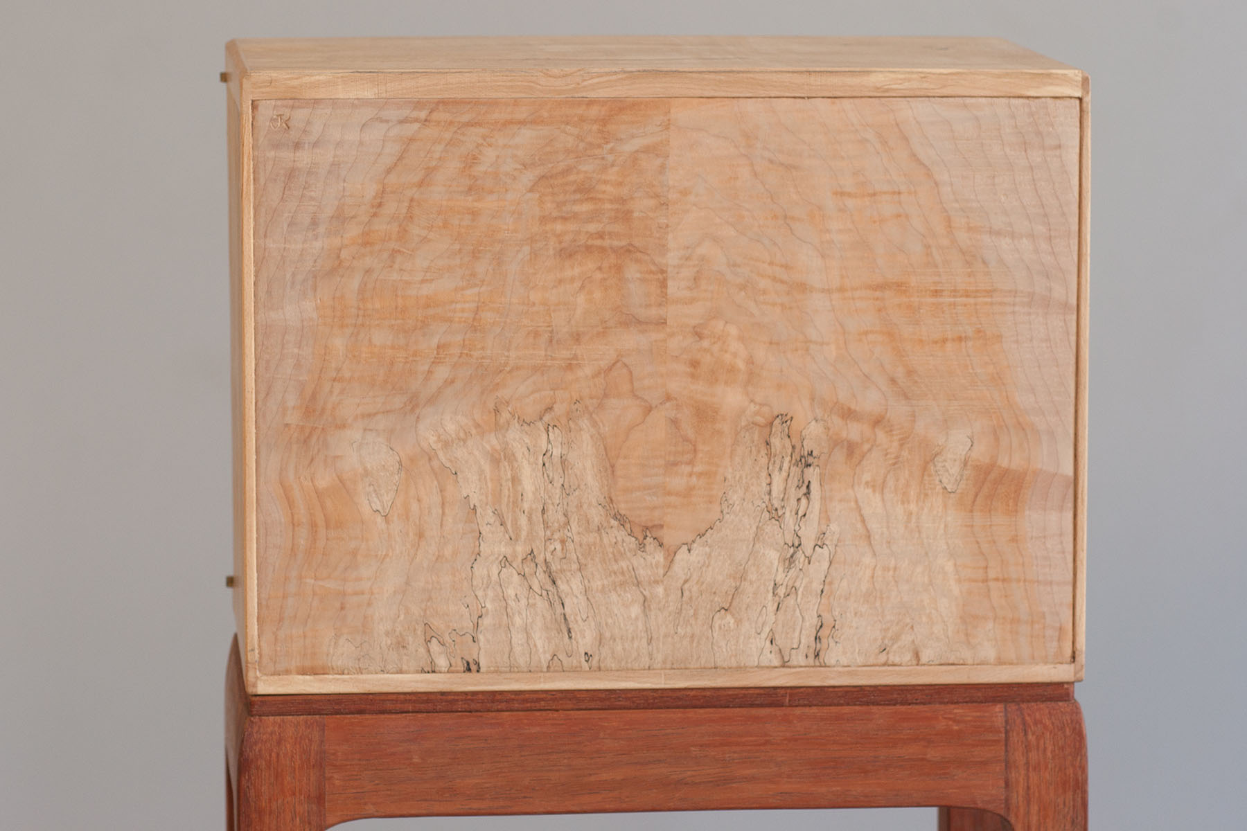 Spalted Maple Burl Cabinet